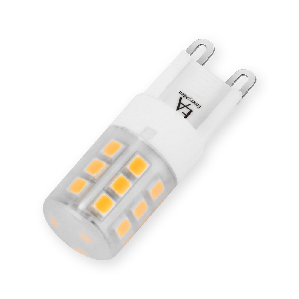 Tailcas Ampoule G9 LED 3W, Blanc Chaud Non Dimmable 300LM 3000K AC