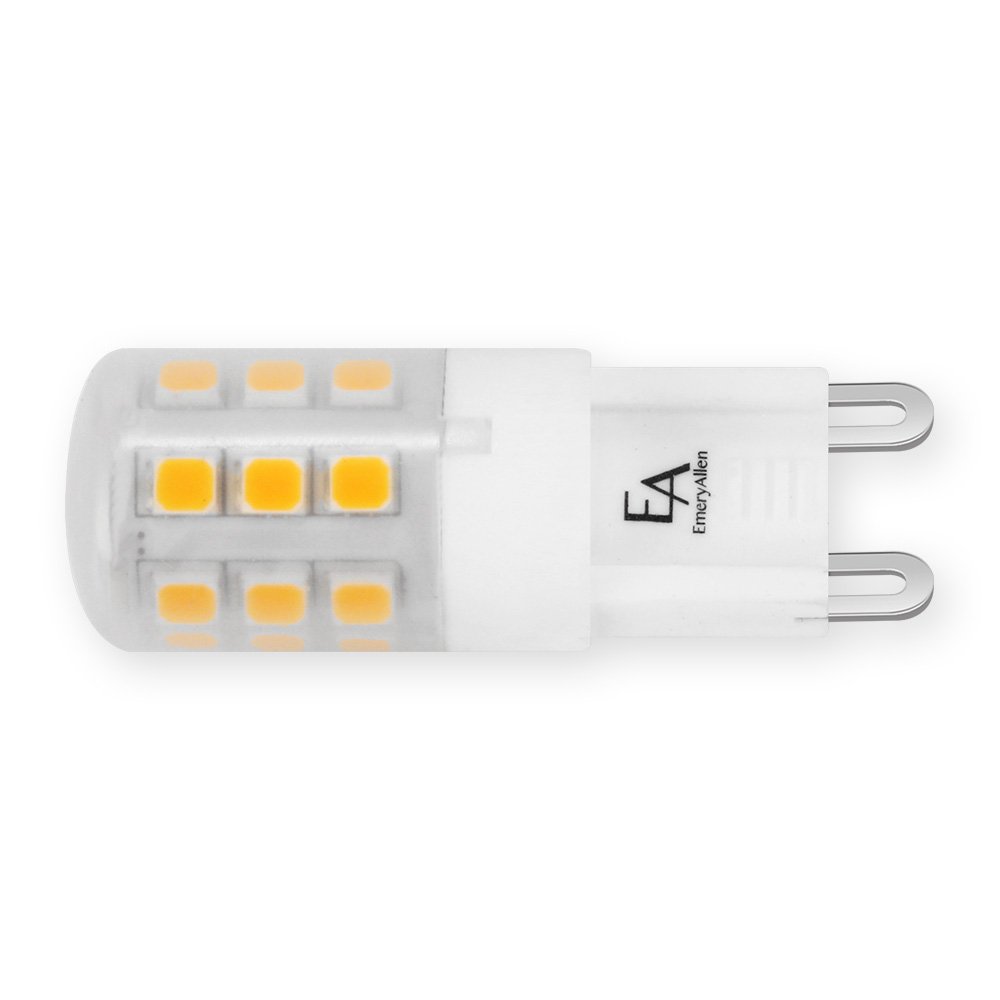 Tailcas Ampoule G9 LED 3W, Blanc Chaud Non Dimmable 300LM 3000K AC