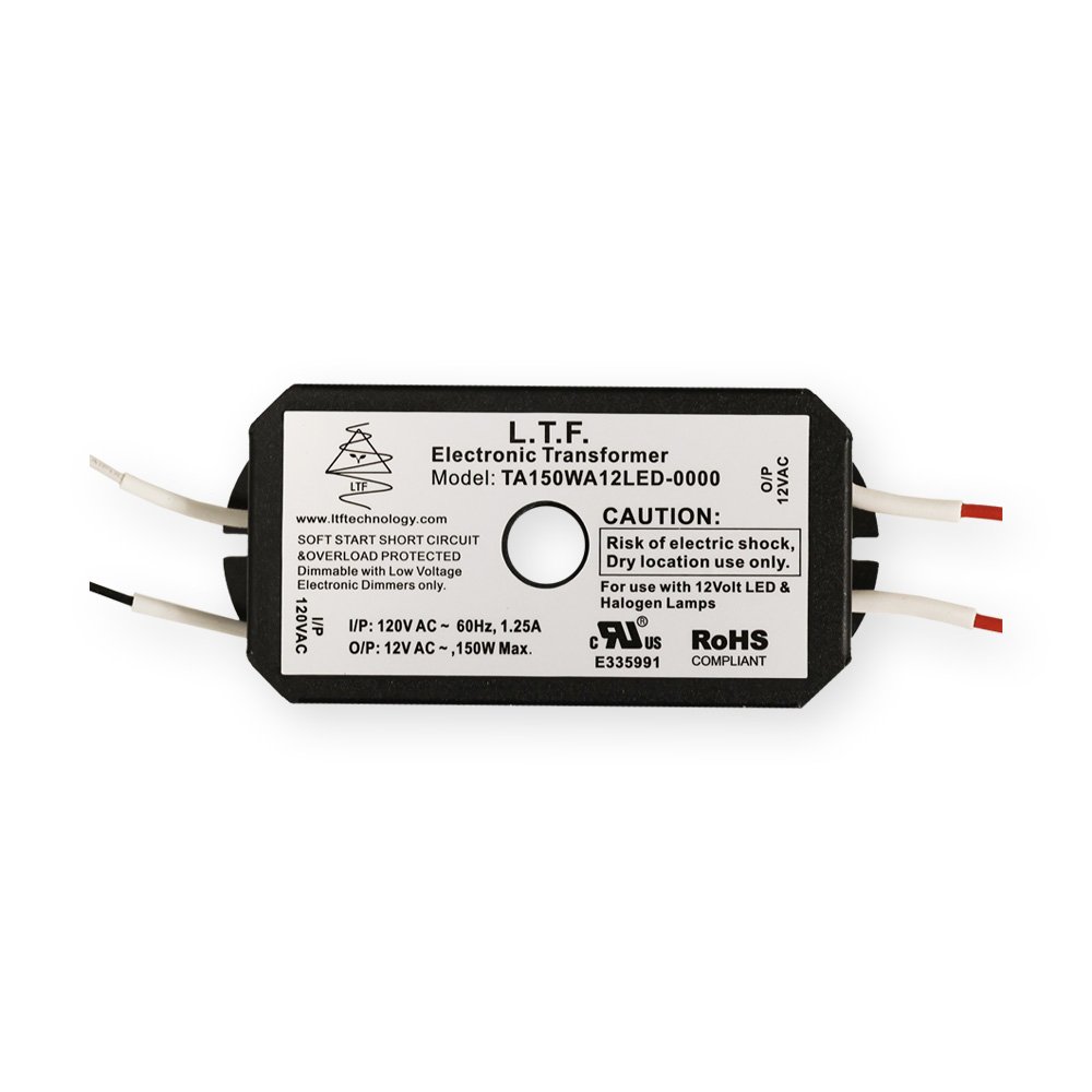 150 WATT 12V LOW VOLTAGE LANDSCAPE LIGHTING TRANSFORMER LED COMPATIBLE